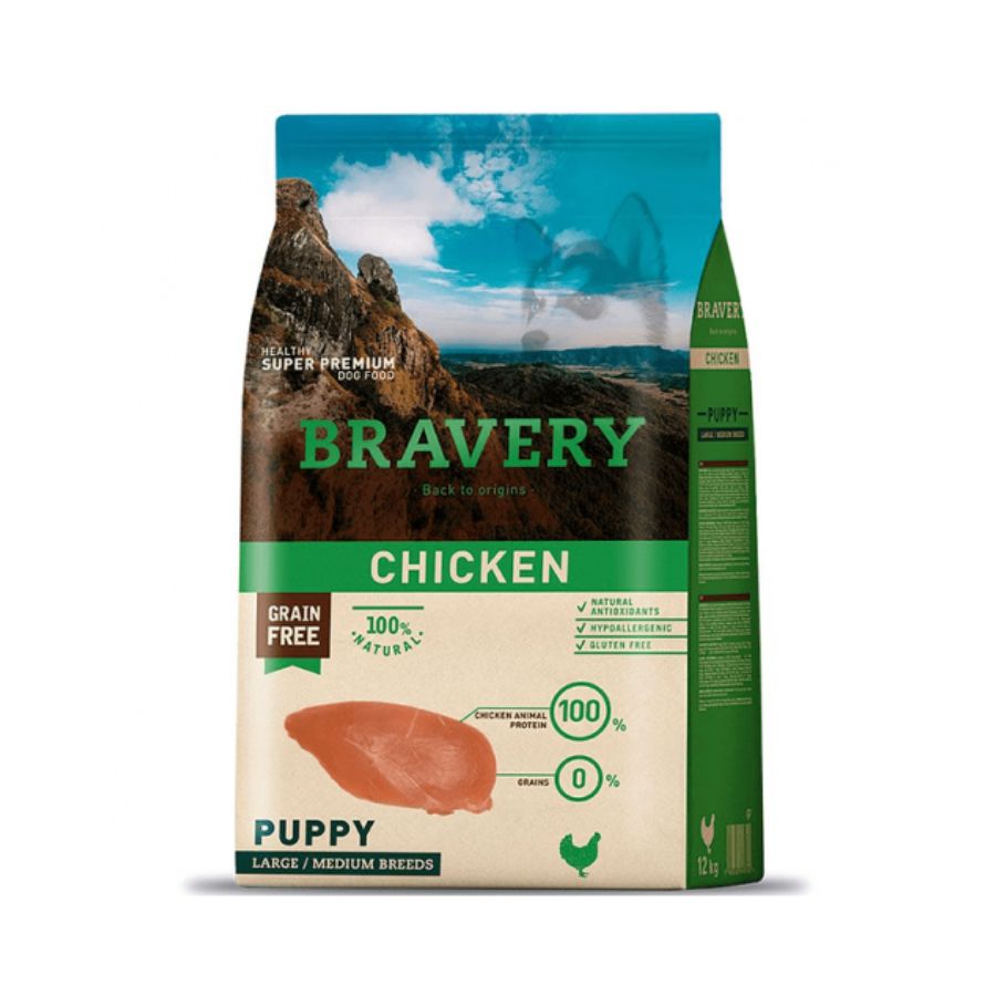 Bravery Chicken Puppy alimento para perro