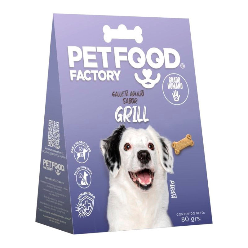 Galletas Horneadas Para Perros Adultos Sabor a Grill