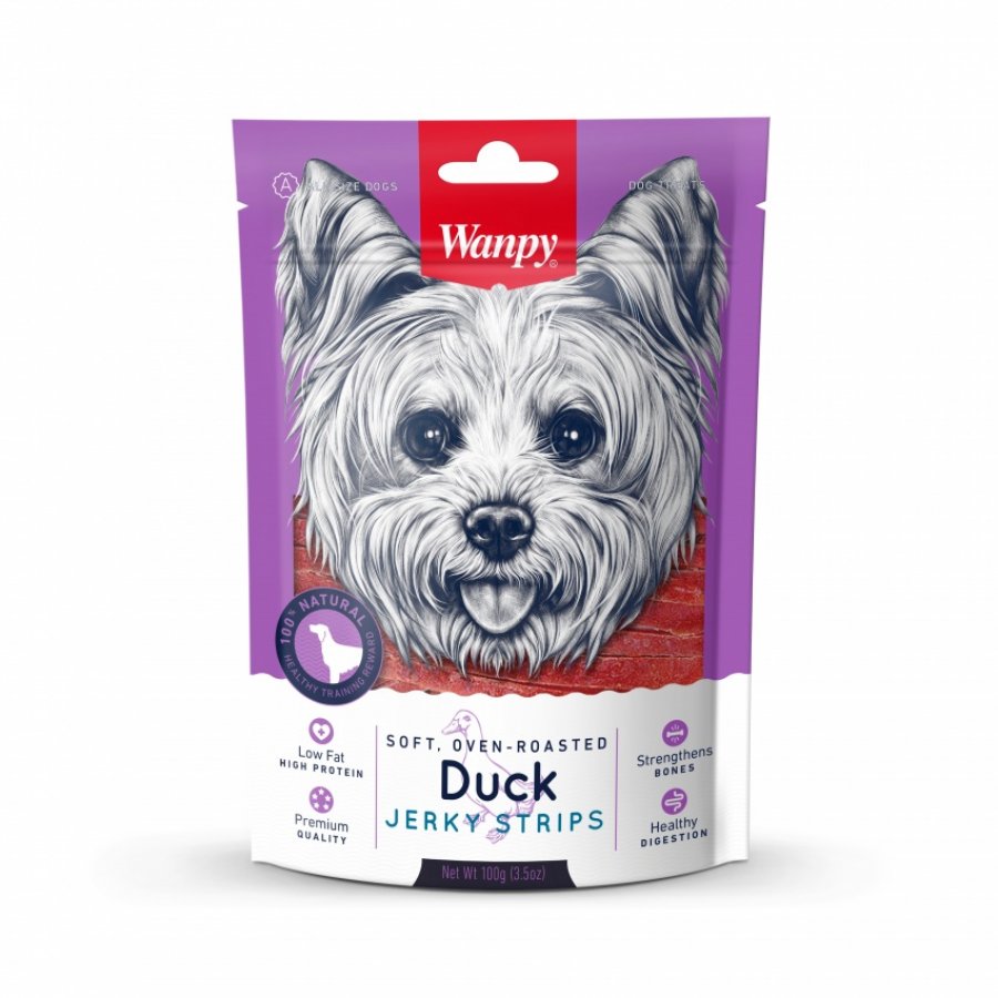 Wanpy Snack Soft Duck Jerky Strips