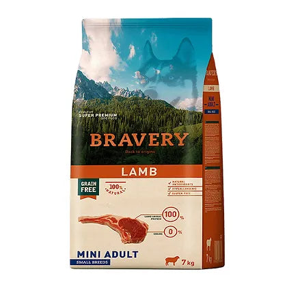 Bravery Lamb Mini Adult alimento para perro