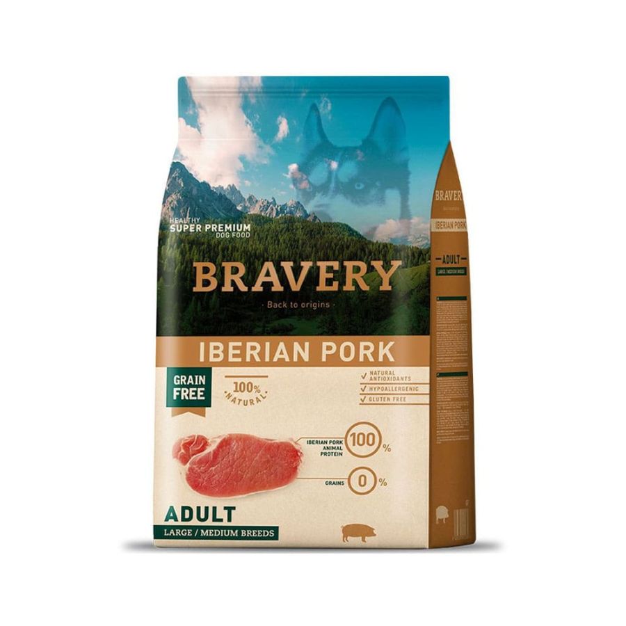 Bravery Iberian Pork Adult alimento para perro