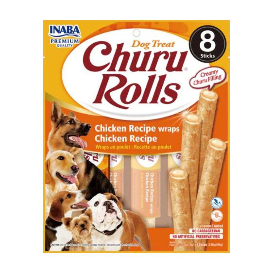 Churu Rolls Para Perros Receta De Pollo Wraps