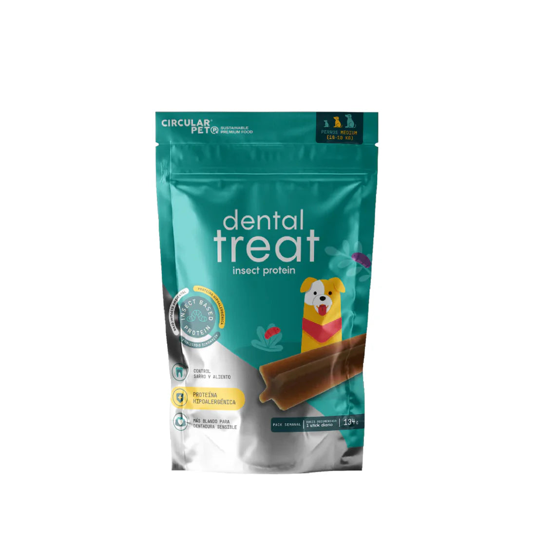 Circular Pet Dental Treat Medium