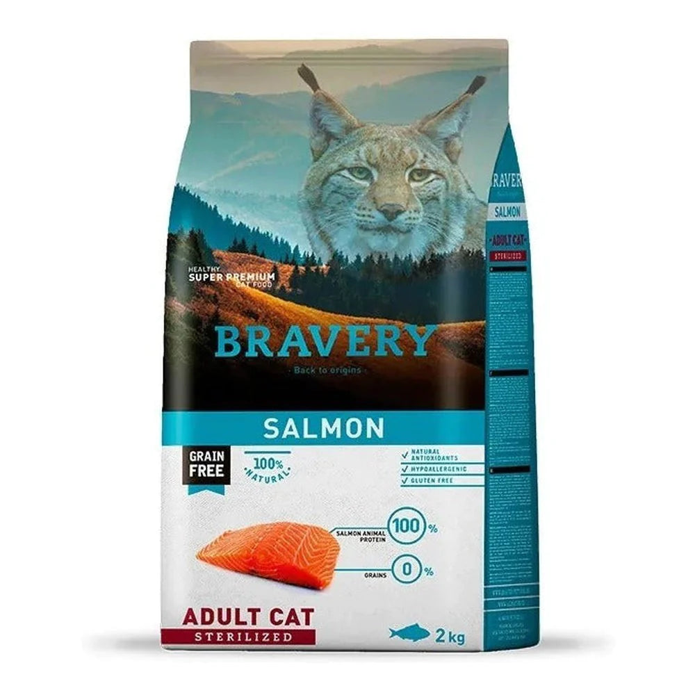 Bravery Salmon Adult Cat Sterilized alimento para gato