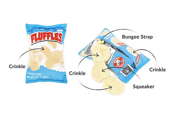 PLAY JUGUETE SNACK ATTACK FLUFFLES CHIPS