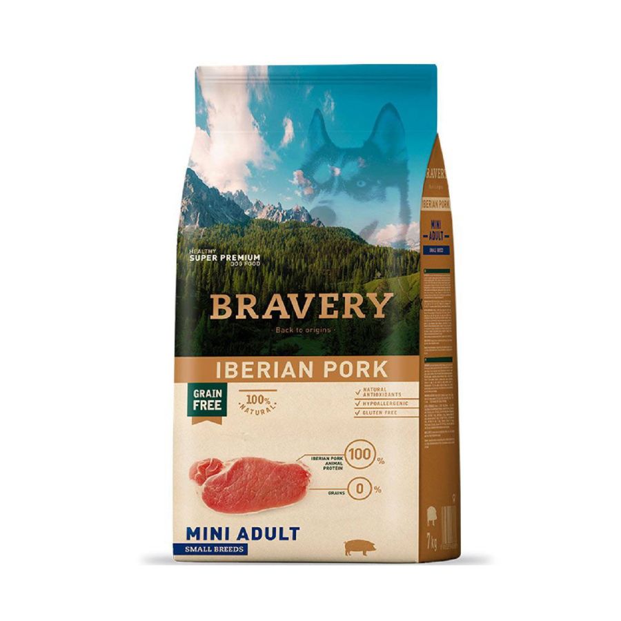 Bravery Iberian Pork Mini Adult alimento para perro