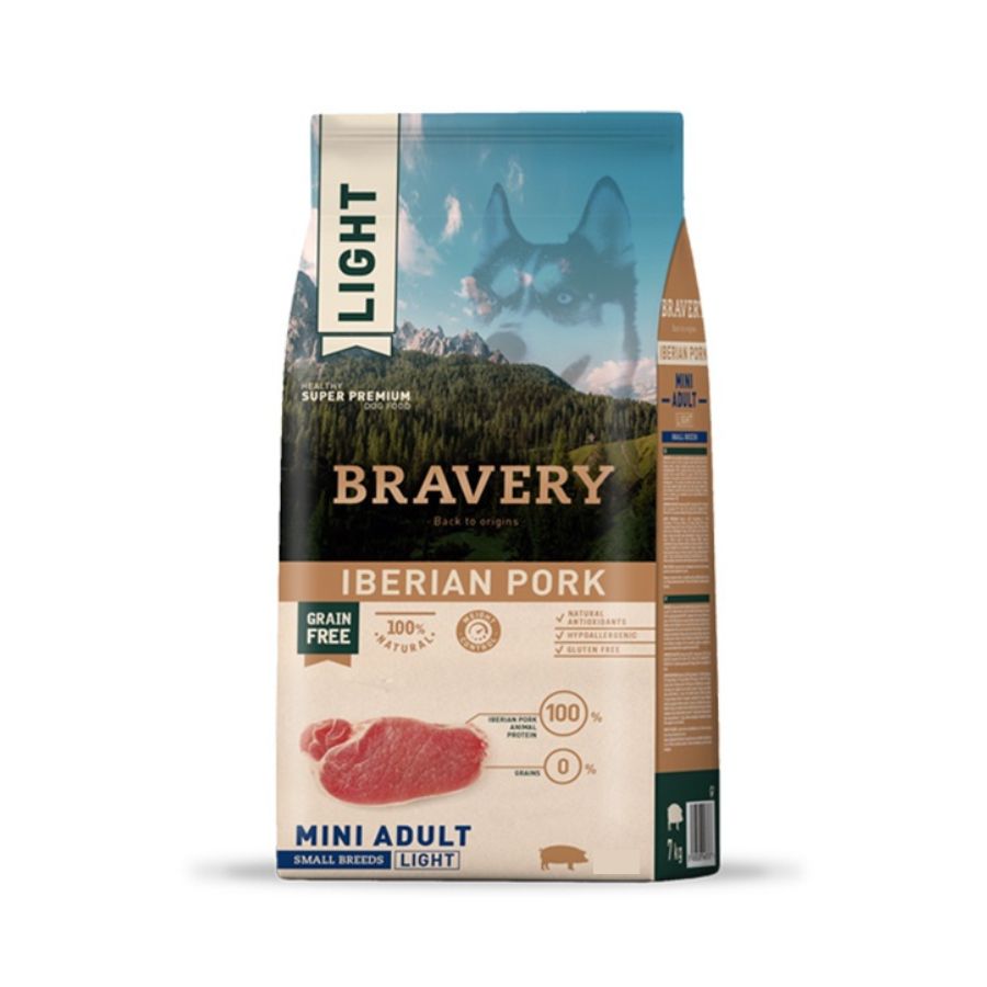 Bravery Light Iberian Pork Mini Adult Small Breeds alimento para perros