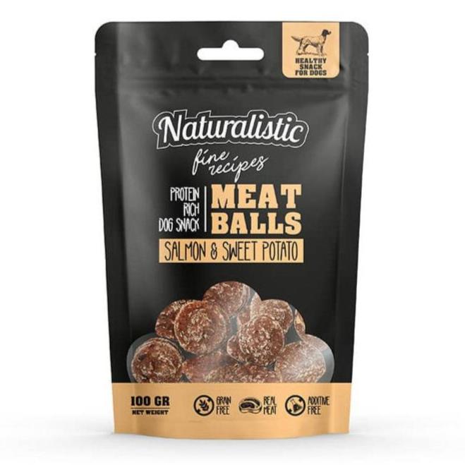 Naturalistic Protein Rich Meatballs Sabor Salmón Y Papa Dulce