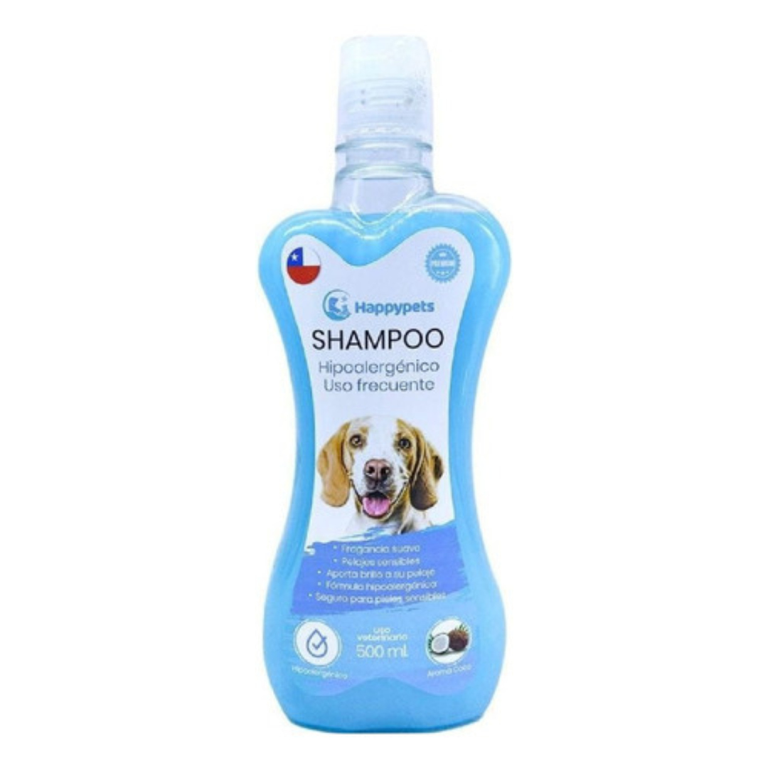 SHAMPOO HAPPYPETS HIPOALERGENICO 500ML