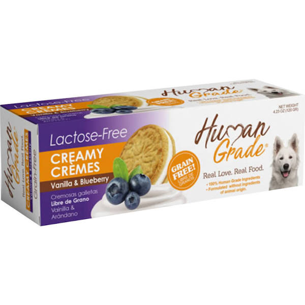 Human Grade Cookies Creamy Vainilla & Blueberry