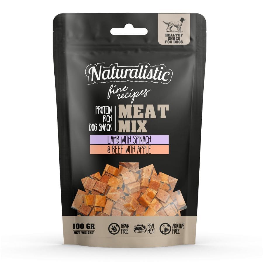 Naturalistic Carnemix Sabor Cordero Con Espinaca Y Carne Con Manzana