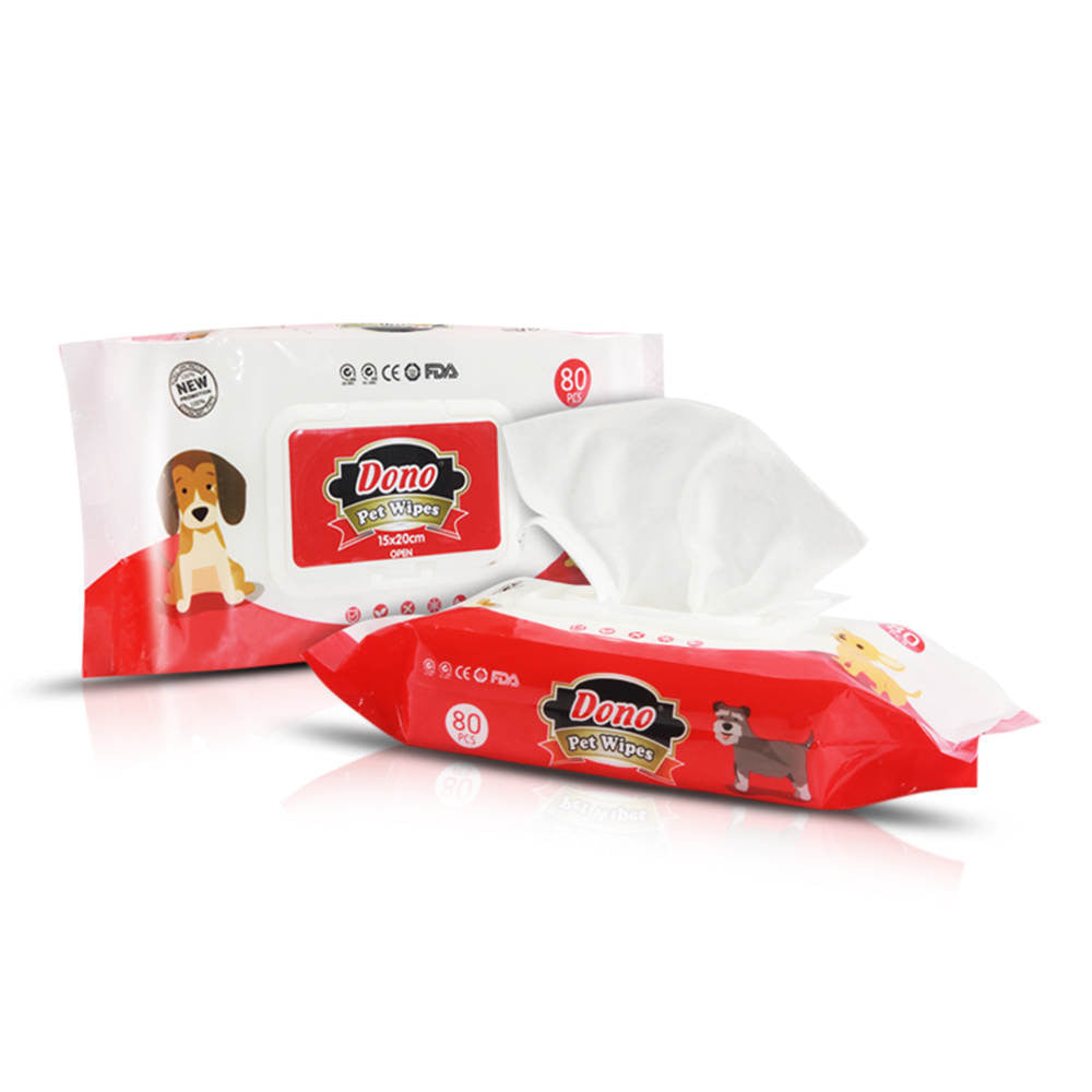 TOALLITAS HUMEDAS DONO PET WIPES 80 UND